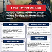 Preventing Child Abuse Fact Sheet