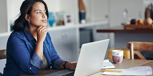 Woman on laptop