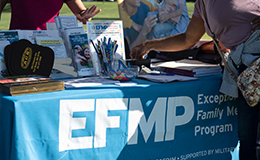 EFMP table at event