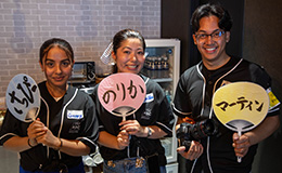 Service Members at event