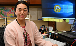 Employment specialist in office