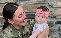 Man moves boxes for a PCS.
