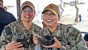 Service members enjoy cultural event
