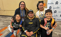 Family at Warrior Games