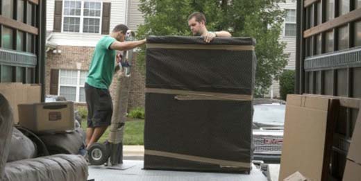 movers loading truck