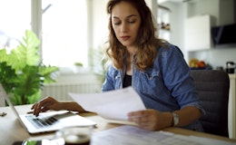 Woman sitting at desk