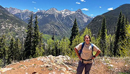 woman at national park