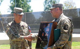 Service member celebrates retirement
