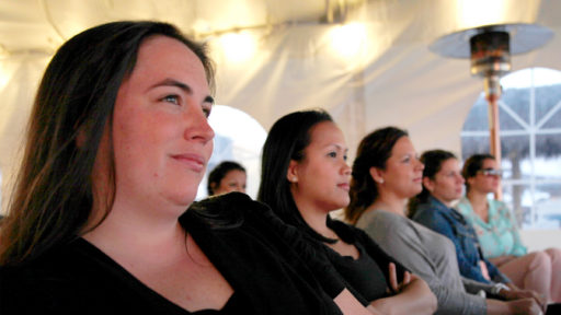 Military spouses learn together