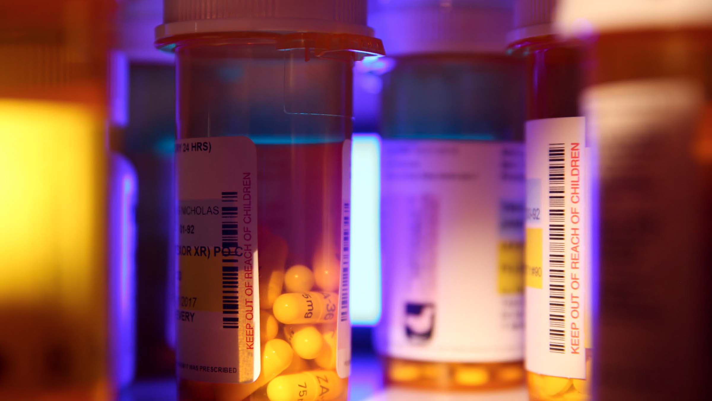 Prescription pill bottles