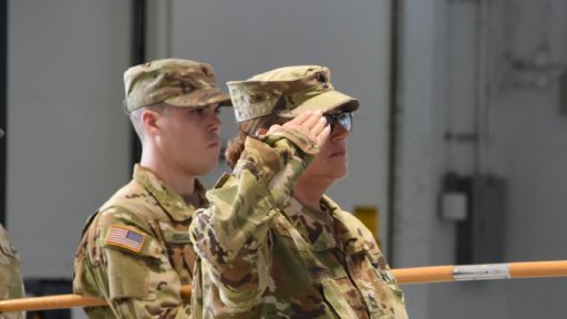 Service Member Salutes