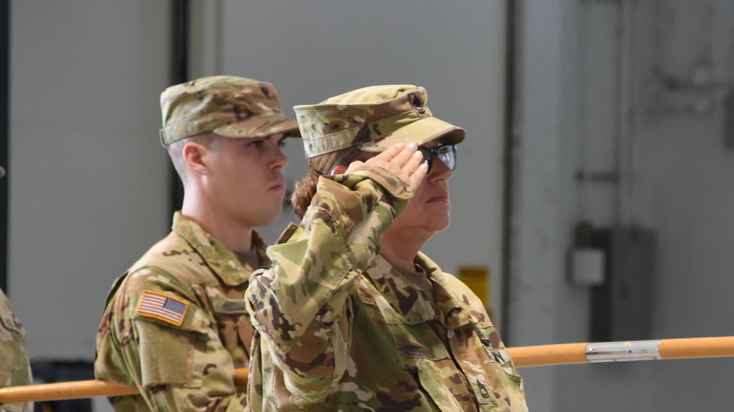 Service Member Salutes