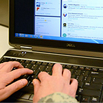 Typing on a computer