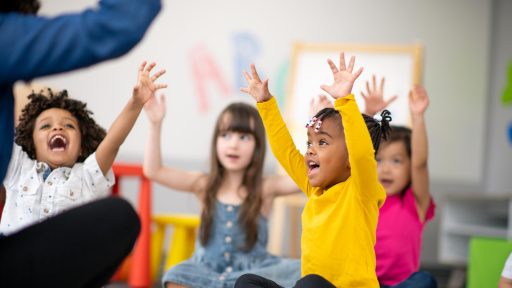 diverse children in class
