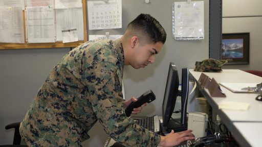 Marine assisting with a PCS question
