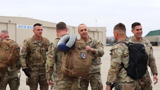 Guard returns from deployment