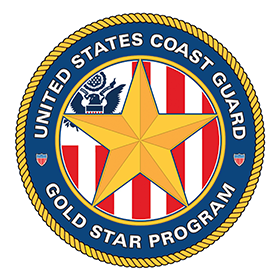 Coast Guard Gold Star Program logo