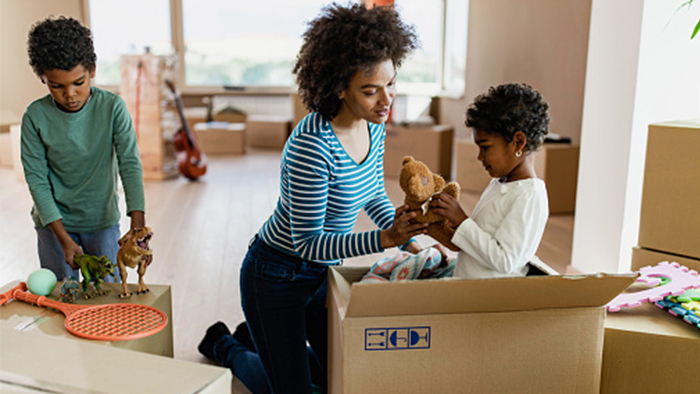 Family packing boxes