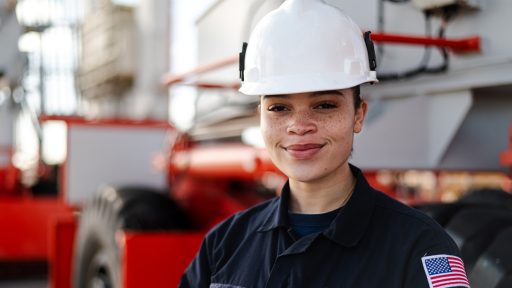 coast guard marine technician smiles
