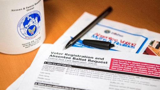 voter registration paperwork