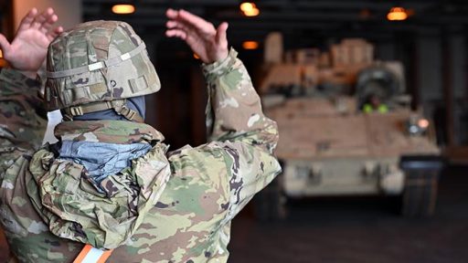 service member signaling vehicle