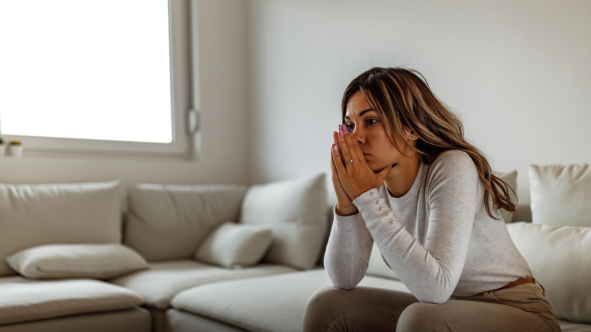 person sitting on couch