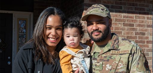service member and family