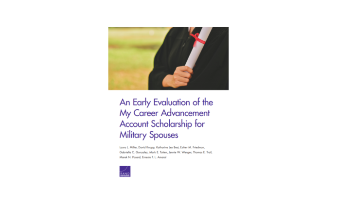 Early Evaluation of the My Career Advancement Account Scholarship