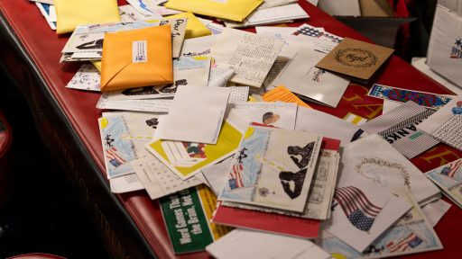 Care packages and letters