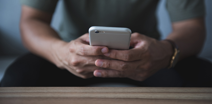 person with cell phone