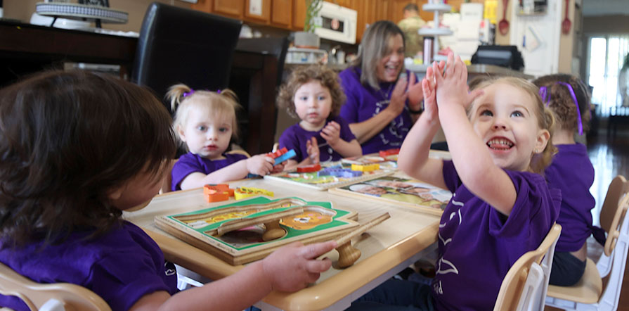 group of toddlers in child care