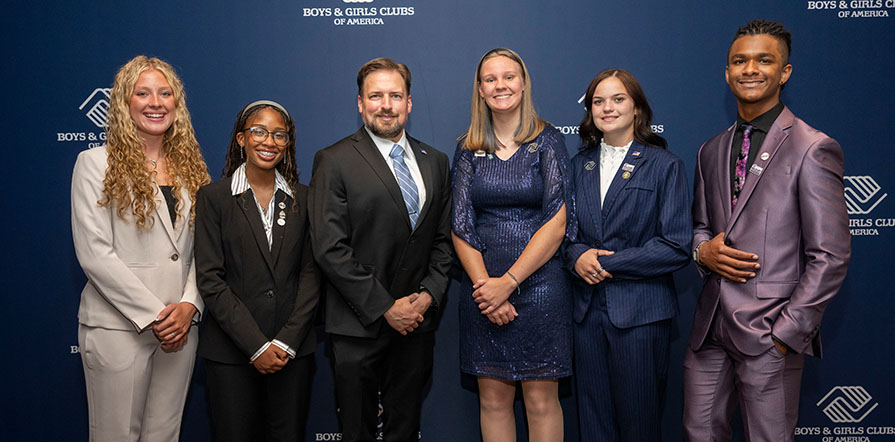 Stephen Simmons with Military Youth of the Year