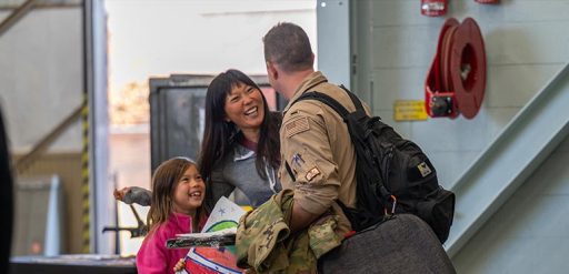 service member and family