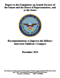 Recommendations to Improve the Military Interstate Children’s Compact thumbnail