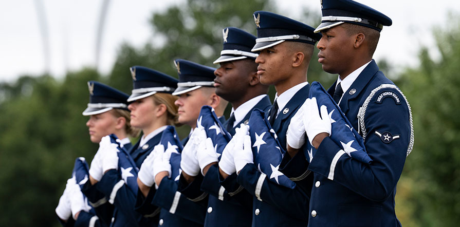 honor guard at funeral