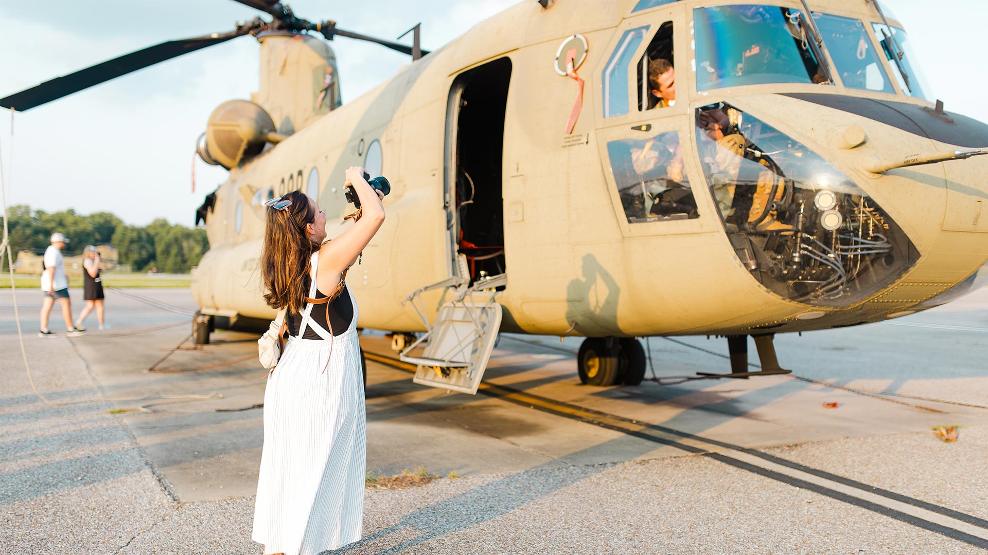 Photographer capturing family photo session