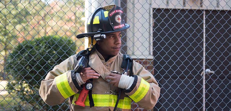 service member firefighter