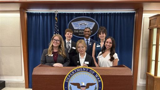 Military Youth of the Year posing for a photo