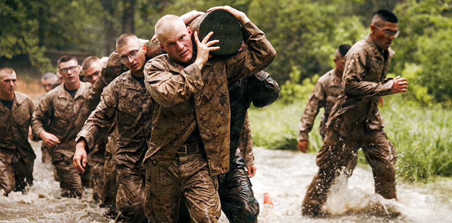 service members participate in challenge