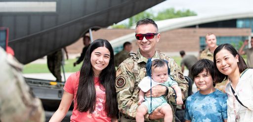 service member and family