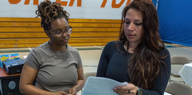 school liaison officer shares info